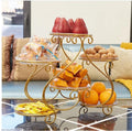Golden Iron Scrollwork Plate for wedding & Parties
